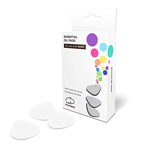 LittleHippo Almohadillas de repuesto de aromaterapia para humidificador y difusor WISPI (10 unidades)