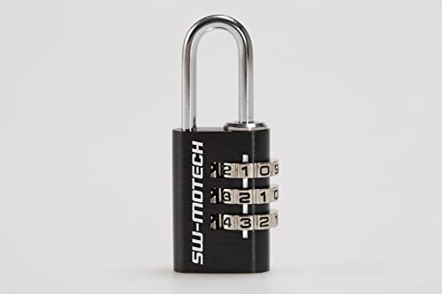 SW-Motech Lock for Motorcycle Luggage Black. Combination Lock Cover