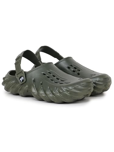Image of Men's Classic Casual Clogs /Sandals with Adjustable Back Strap for Adult | Comfortable & Light Weight | Stylish & Anti-Skid | Waterproof & Daily Mules for Gents & Boys