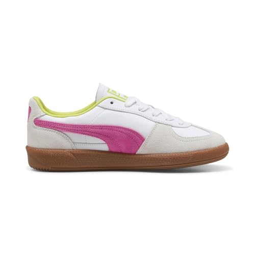 Image of Puma Unisex Adults' Palermo LTH 396464 Sneakers, 25 Autumn Winter Color Puma White /Fluoro Pink (25), 29.0 cm