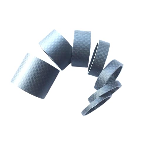 Fahrrad Ahead Vorbau Headset Spacer Distanzscheiben 1 1/8 3/5/8/10/15/20/30 mm Karbon Matt