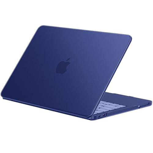 Image of EooCoo Case Compatible with MacBook Neo 13 inch 2026 Model A3404 with A18 Pro chip, Lightweight Hard Shell Scratch Resistant Protective Cover, Matte Indigo