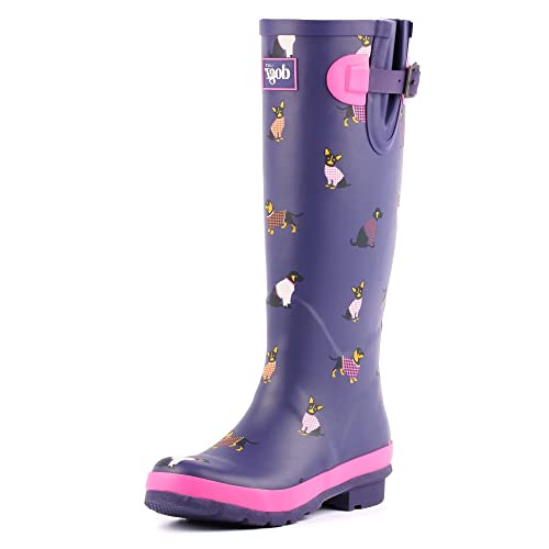 Lazy Dogz Damen Harper Mode-Stiefel, Navy, 38 EU