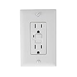 Pass & Seymour 1595-W GFCI Duplex Receptacle Trip Light 15A 125V 60Hz TradeMaster, White