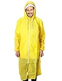 Imprescindible: el modelo extremadamente ligero con mangas largas, puños elásticos y capucha grande con cordón mantiene los brazos, la cabeza y el cuello secos. Adecuado para todas las estaciones y actividades al aire libre como Disneyland, Parques temáticos, espectáculos, deportes, compras, senderismo, pesca, senderismo, camping, días de lluvia, viajes acuáticos, etc.