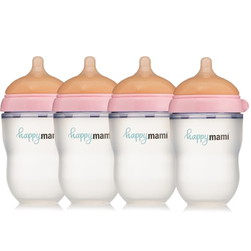 Happymami 4er Set personalisierbare Babyflaschen