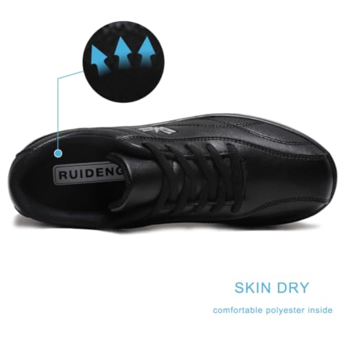 Image of RUIDENG Platform Sneakers for Women Air Cushion | Walking Shoes Women Comfortable All Day | Thick Rocker Bottom