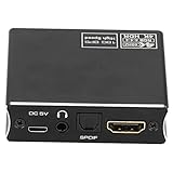 【RENDIMIENTO SUPERIOR】: SPDIF y audio L / R admiten salida separada al amplificador, no es necesario conectar TV / monitor; Las resoluciones de entrada son de hasta 4K x 2K, 1080P / 60Hz y 3D / 24Hz.