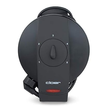 Cloer 1620 Waffeleisen für klassische Herzwaffeln, 930 W, Waffelgröße 15,5 cm, stufenlos wählbarer Bräunungsgrad, schwarz – Bild 6