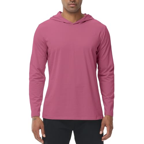 XYKJFIT Herren Hoodie Leicht Einfarbig Kapuzenpullover Bequem Sweatshirt...