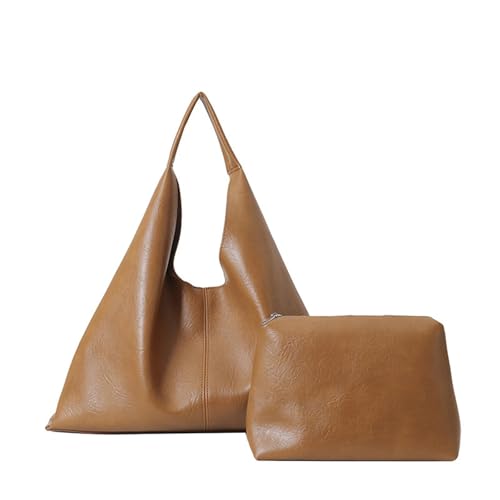 Leather Handbag,shoulder bag(Brown)