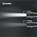 VARTA Taschenlampe LED 6 Watt inkl. 2x AA Batterien, Indestructible F20 Pro Leuchte, Lampe, Arbeitsleuchte mit zwei Leuchtmodi, extrem robuste Taschenleuchte, wasser- und staubgeschützt , (1er Pack)