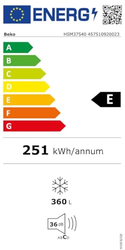 Congélateur coffre BEKO HSM37540