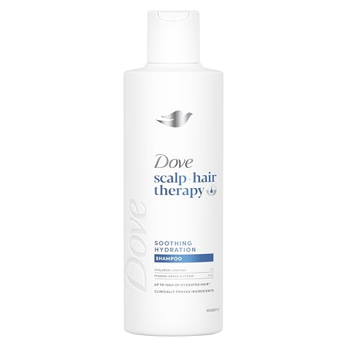 Dove Scalp + Hair Therapy Soothing Hydration Shampoo hair care with Hyaluron-Complex and Pharma-Grade Glycerin for up to 100 hours of hydrated hair* 250 ml