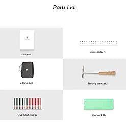 KDOQ Kalimba Pouce Piano Kalimba Pouce Piano Doigt Pouce Piano Portable Doigt Piano 17 Touches Acajou Style Chinois… - Les Beatles, Paul McCartney, John Lennon, RIngo Starr, George Harrison KDOQ Kalimba Pouce Piano Kalimba Pouce Piano Doigt Pouce Piano Portable Doigt Piano 17 Touches Acajou Style Chinois… – Image 6