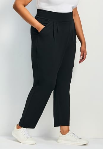 Women's Plus Size Lucille Tapered Knit Pant3