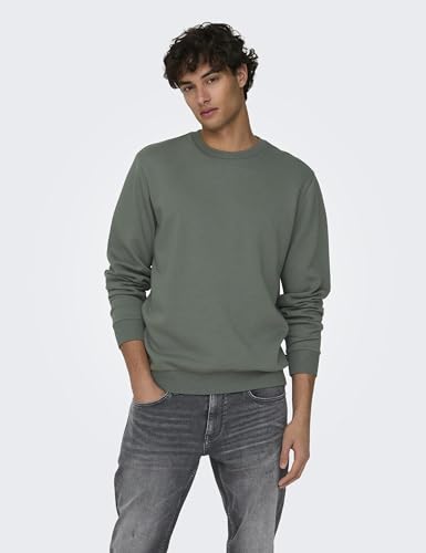 ONLY & SONS Herren Pullover 22018683 Castor Gray XL