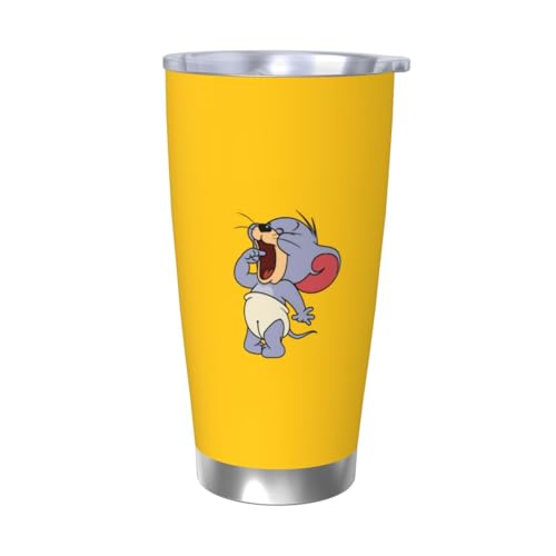 トムとジェリー 水筒 真空断熱ケータイマグ 600ml ステンレスボトル 車用 直飲み 保温 保冷 フタ付きコーヒーカップ アウトドア 車のネイブに最適 スポーツタイプ ステンレスクールボトル 軽量 隔? 水筒 男の子 女の子