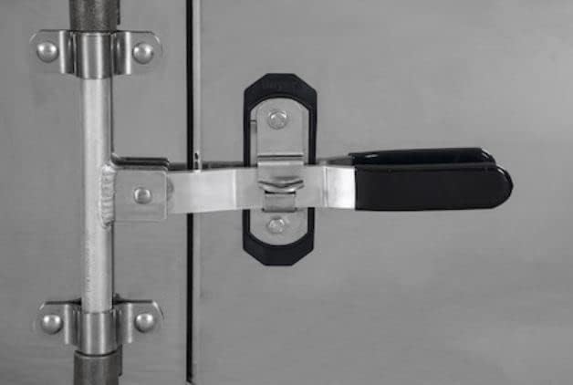 Miniatura 4 de Buyers Products 1762642, caja de camión de aluminio de 24 x 24 x 48 pulgadas con puertas dobles de granero