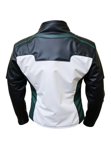 Super Hero 2025 New Movie Green Leather Jacket - Real Leather Costume Jacket2