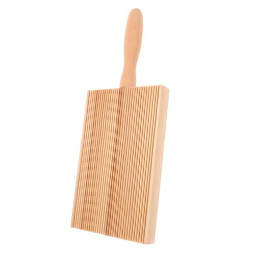 iplusmile Tablero de Madera para Pasta y Gnocchi con Mango Ergonómico Herramienta Práctica para Cocina para Moldear Masa y Preparar Pasta