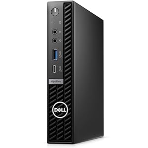 Dell Optiplex 7010 Micro (último 2023) Intel 13ª generación i5-13500T (14 núcleos) 256 GB SSD 16GB DDR4, Intel AX WiFi 6, Windows 11 Pro (renovado)