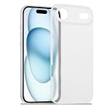 N NEWTOP Cover CV60 Compatibile per Apple iPhone 17 Air, Custodia TPU Gel Silicone Ultra Fina Sottile Slim 0.8mm Flessibile Morbida Case Protezione Fotocamera Anti Urto (Bianco)