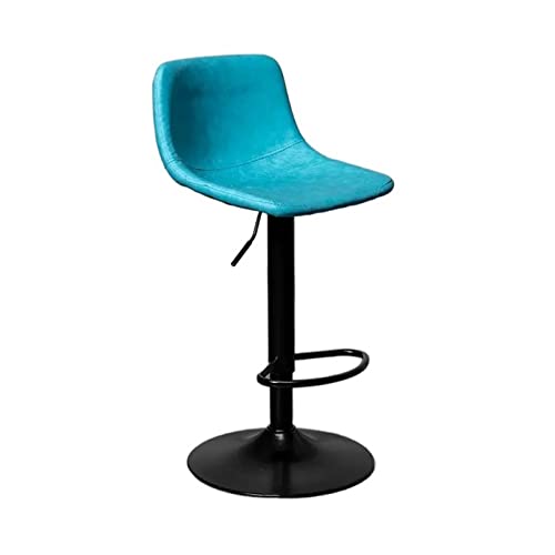 Tall Bar Stools Rotatable Bar Chair Modern Restaurant Cafe Island Table and Chair Backrest High Dining Chair Can Be Lifted (60-80cm) Kitchen Counter Bar Stool (Color : D) (1)