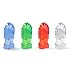LEE Tippi Micro-Gel Fingertip Grips, Size 3, X-Small, Assorted, 10/Pack