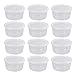 SUPVOX contenants Ronds de Stockage des Aliments avec couvercles bento en Plastique boîte restes de Stockage des Aliments congelés Contenant étanche pour réfrigérateur 12pcs 650ml (Couleur aléatoire)
