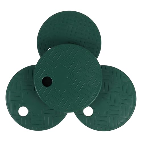 OSALADI Tapa de Caja de Válvulas Redonda 6 Pulgadas Verde, 4 Unidades, Cubierta para Control de Riego en Sistemas Subterráneos de Jardinería