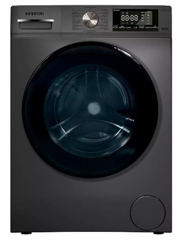LAVADORA INFINITON WM-S84ADX, 8 KG, 1400 rpm, A, INVERTER, Cesto de acero inoxidable, Silent Mode, 15 Programas, Carga Frontal (Dark Inox || WM-S84ADX)