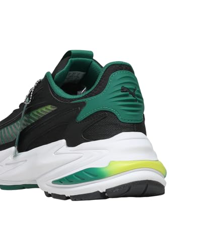 Image of PUMA | Aston Martin F1 Surge Sneakers | Black-Green Lux | 8UK