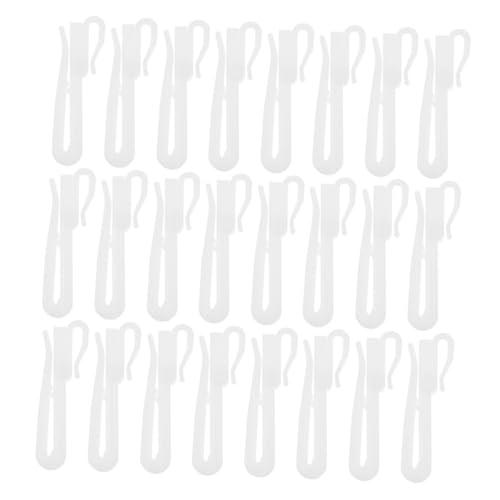 Zerodeko 80 Piezas Ganchos Ajustables para Cortinas de Drapeado de Accesorios de Plástico Duraderos para Cortinas para Uso Diario y Reemplazo Diseño de Redondeados Resistente y Práctico