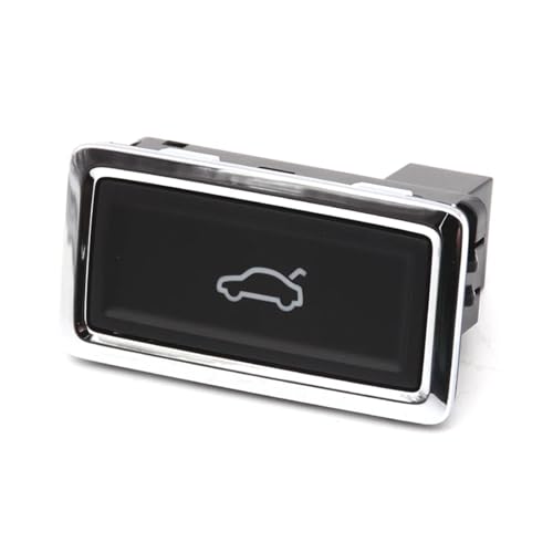 Cerradura Puerta Trasera Compatible Con Skoda Para Octavia 2013-2016 Para Superb 2008-2016 Accesorios Automóvil Interruptor Bloqueo Tapa Maletero Eléctrico Botón Pulsador 3vd959831(Chrome)