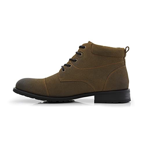 Image of Ferro Aldo Men's Ankle Boots | Lace-Up Cap Toe Chukka Style Dress Boot | Casual Fashion for Work