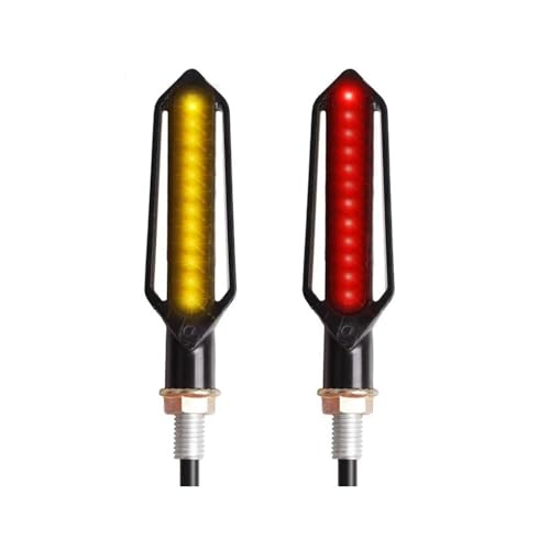 Clignotants à LED pour motos avec feux de freinage arrière stop étanches
