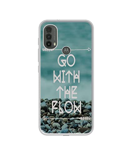 Image of Arrow Design Printed Silicon Soft TPU Back Case Cover for Motorola Moto E30 4G / E40 4G
