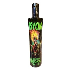 Buy PSYCHO Ultra Premium Vodka 70cl – Crafted from 100% British Grain, Small Batch & Exceptionally Smooth for Cocktails & Gifts – PSYCHO