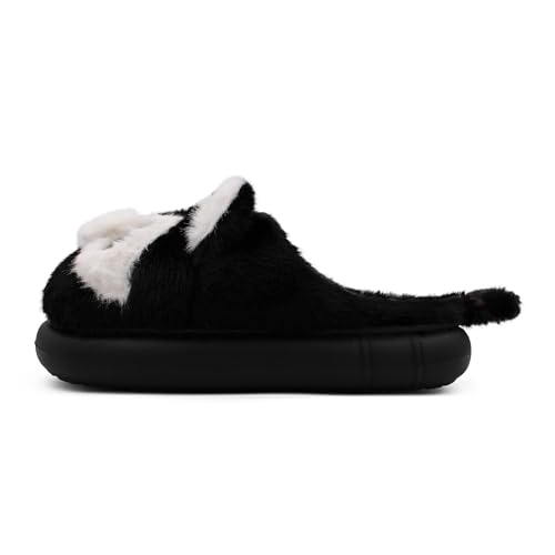 Image of VRITRAZ Women's Comfort Slip On Closed Toe Warm Winter House Clog Indoor Slipper with Cute Print and Degins