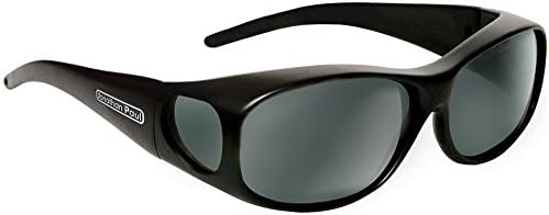 Element Medium Polarized Over Sunglasses ; Matte-Black & Polarvue Gray