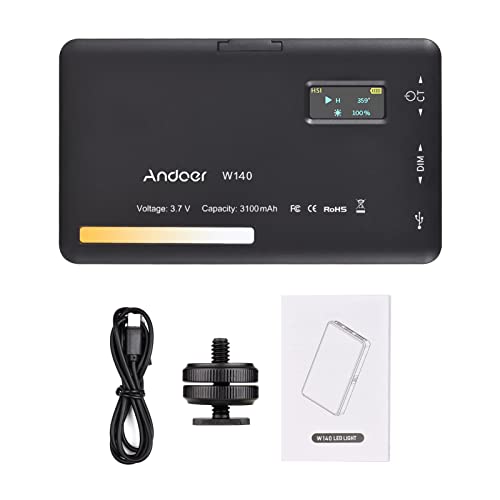 Andoer W140 Pocket LED Video Light, Camera Light