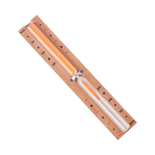DimyFew Sauna 30 Minuten Sandglas -Sand -Timer, rotierende Sanduhr, Wandmontage, genau, Orangensand