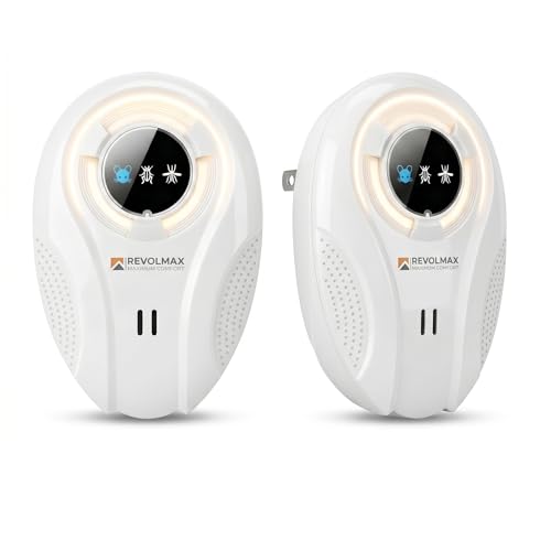 Image of Ultrasonic Pest Control Repeller - Electronic & Ultrasound, Indoor Plug-in Repellent - Get rid of - Rodents, Mice, Squirrels, Bats, Insects, Bed Bugs, Ants(2 Pack)