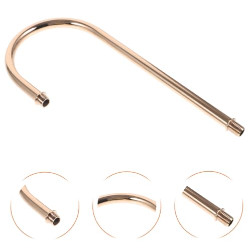 Image of 2pcs Lamp Tube Threaded Curved Lamp Rod For Table Lamp Accessory Pendant DIY Lights Pipe Lamp Replacement Parts For Wall Lamp Arm Rod Lighting Fixture Downrods And Stems