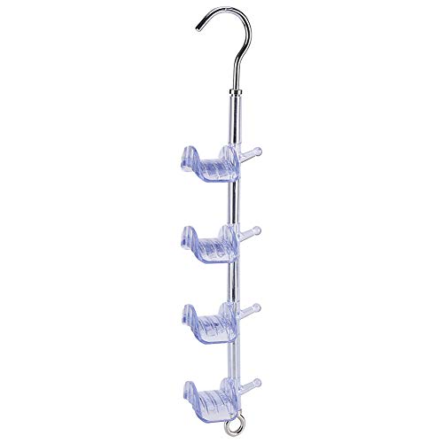Rotatable Handbag Holder, Purse Bag Hanger, Hanging Rack for Hanging Up Jacket, Purse, Hand-Bag, Cloth, Hat, Storage Organizer(Transparent)