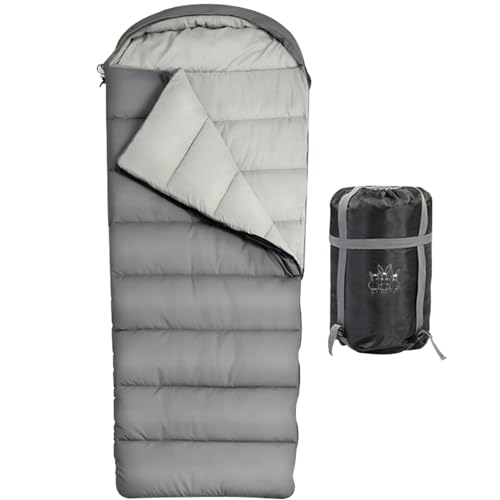 Sac de couchage lavable temps froid grand et large pour randonnée