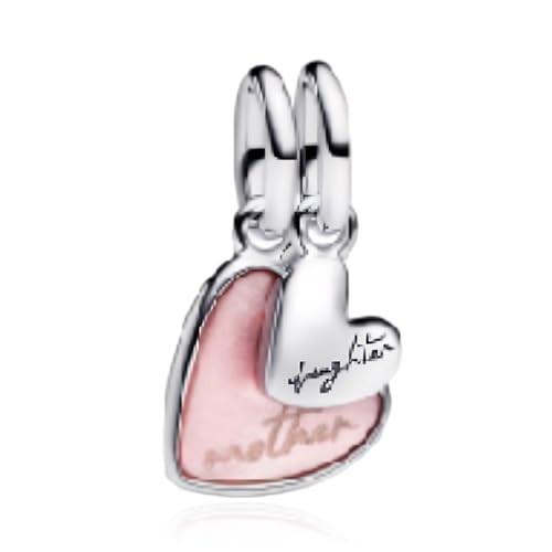 Image of Mothers Day Birthday Number Love Family Friendship Graduation Auntie Grandma Dad Mom Charms for Pandora Bracelets Necklaces, Gifts Women, for Anniversary Valentines Christmas