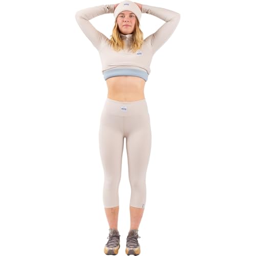 Leggings Eivy Pocket Rib 3/4 mallas compresivas talle alto que no se bajan con bolsillos laterales