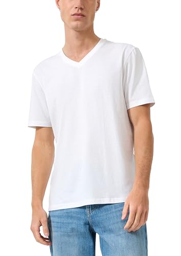 T-shirt col en V homme QS anti-déformation lot de 2 basiques durables